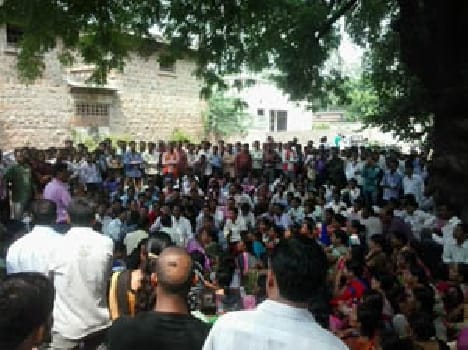 Shiksha Mitra took to the streets